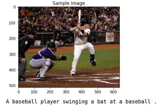 <p align='justify'> Image captioning </p>