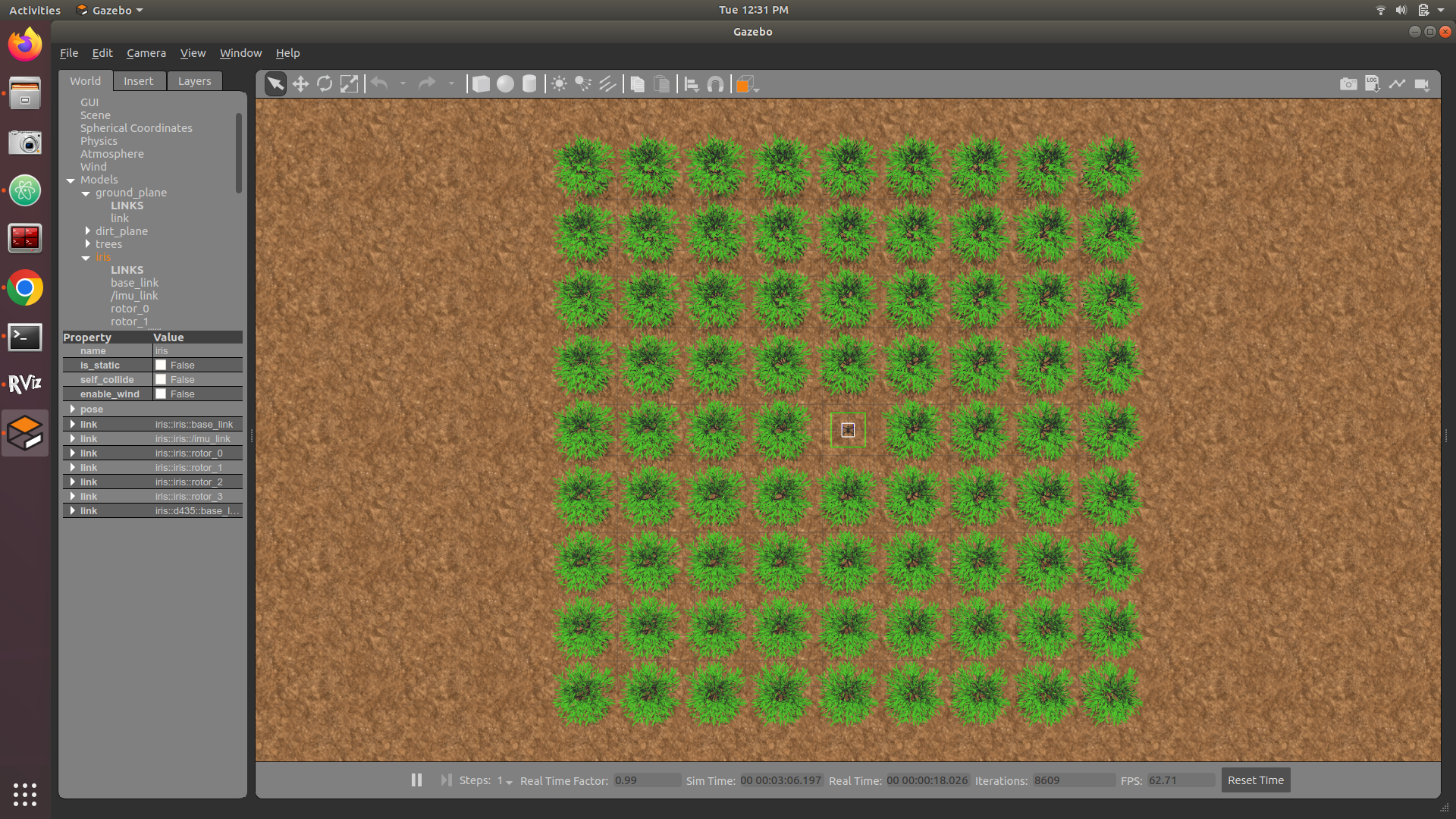 Farm grid world