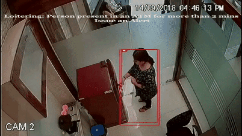ATM surveillance object detection