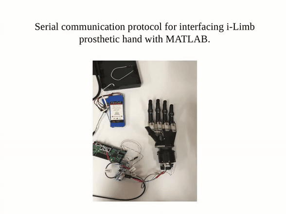 Programmatic control of a robotic hand